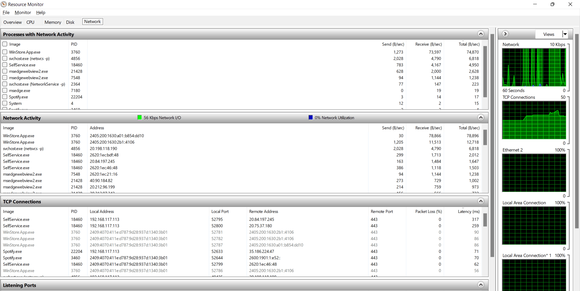 Windows 11-System Hohe Datennutzung