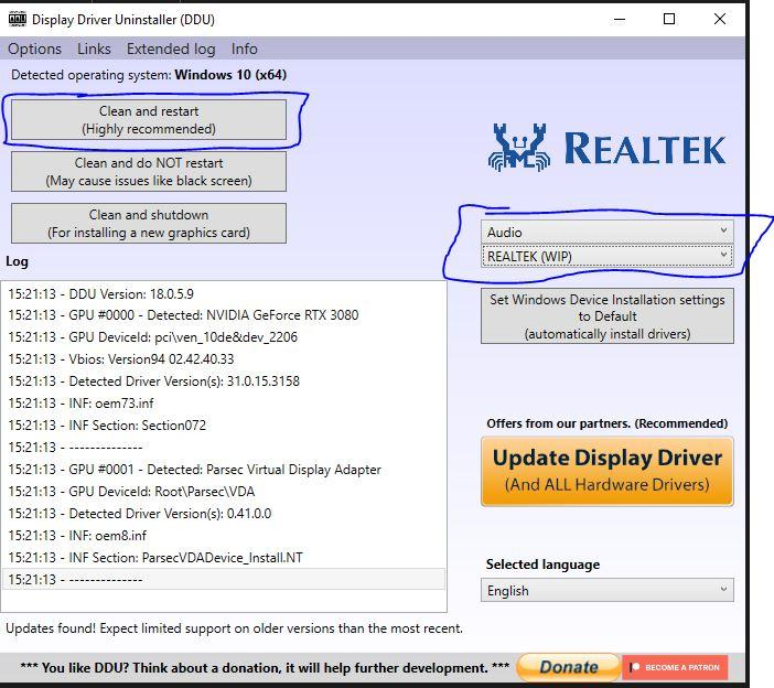 Windows 11 Realtek Audio Console hat keinen Equalizer und keine Audio Effekte mehr