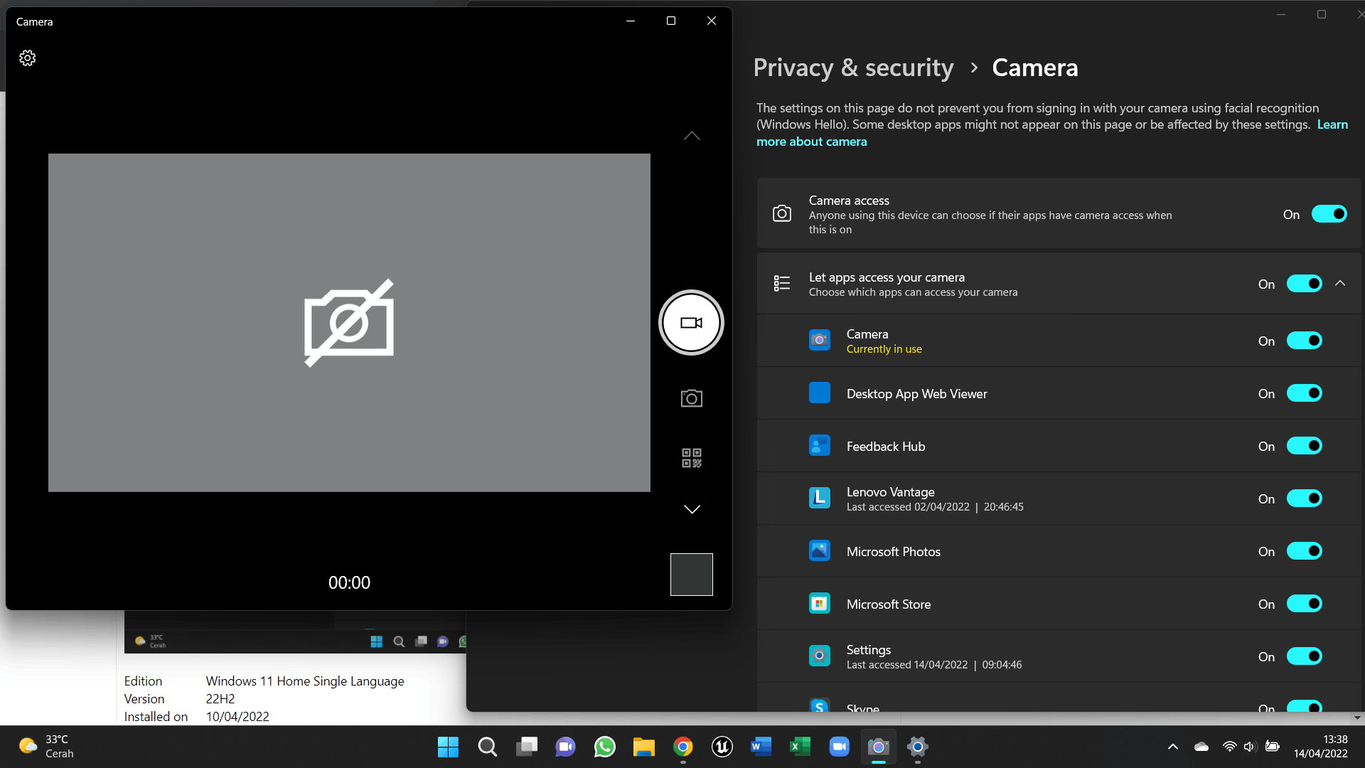 Meine Kamera funktioniert nicht mit dem neuesten Windows 11-Update, wie kann ich das beheben?