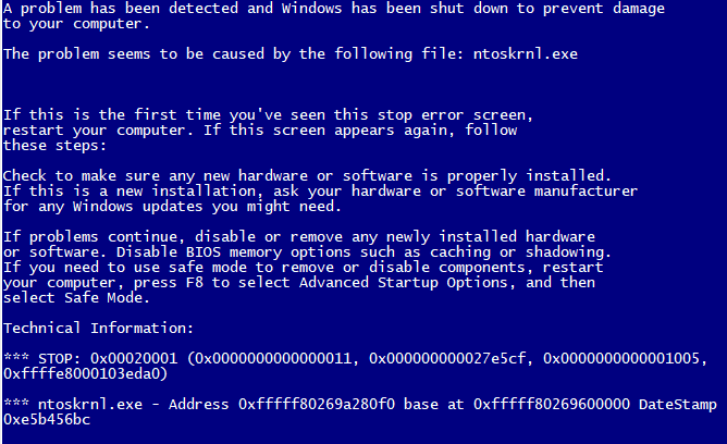 Windows 11 Hypervisor_Error BSOD. Bluescreenview zeigt auf Ntoskrnel.exe. Benötigen Sie Hilfe.
