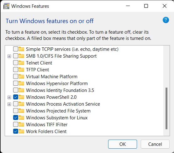 Die virtuelle Maschine konnte nicht gestartet werden, da eine erforderliche Funktion unter Windows 11 nicht installiert ist