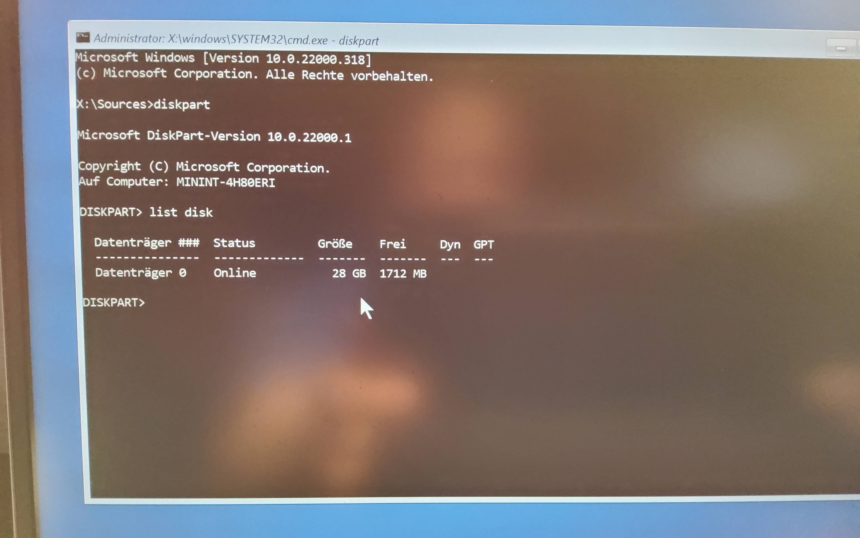 völliger Systemverlust nach Update 22H2 (HP Pavilion mit Intel Chipsatz 11. Gen