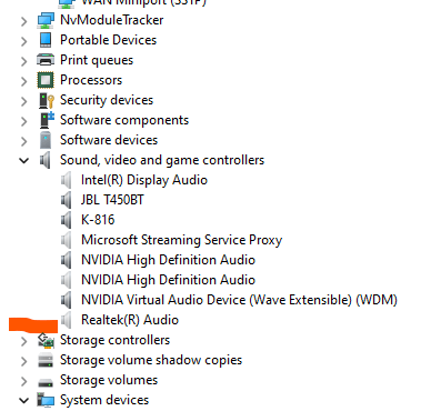 Nach dem Update in Windows 11 hat mein Lenovo Legion 5P-15IMH05H - Typ 82AW den Ton vollständig verloren. Wahrscheinlich, weil keine Realtek-Treiber verfügbar sind