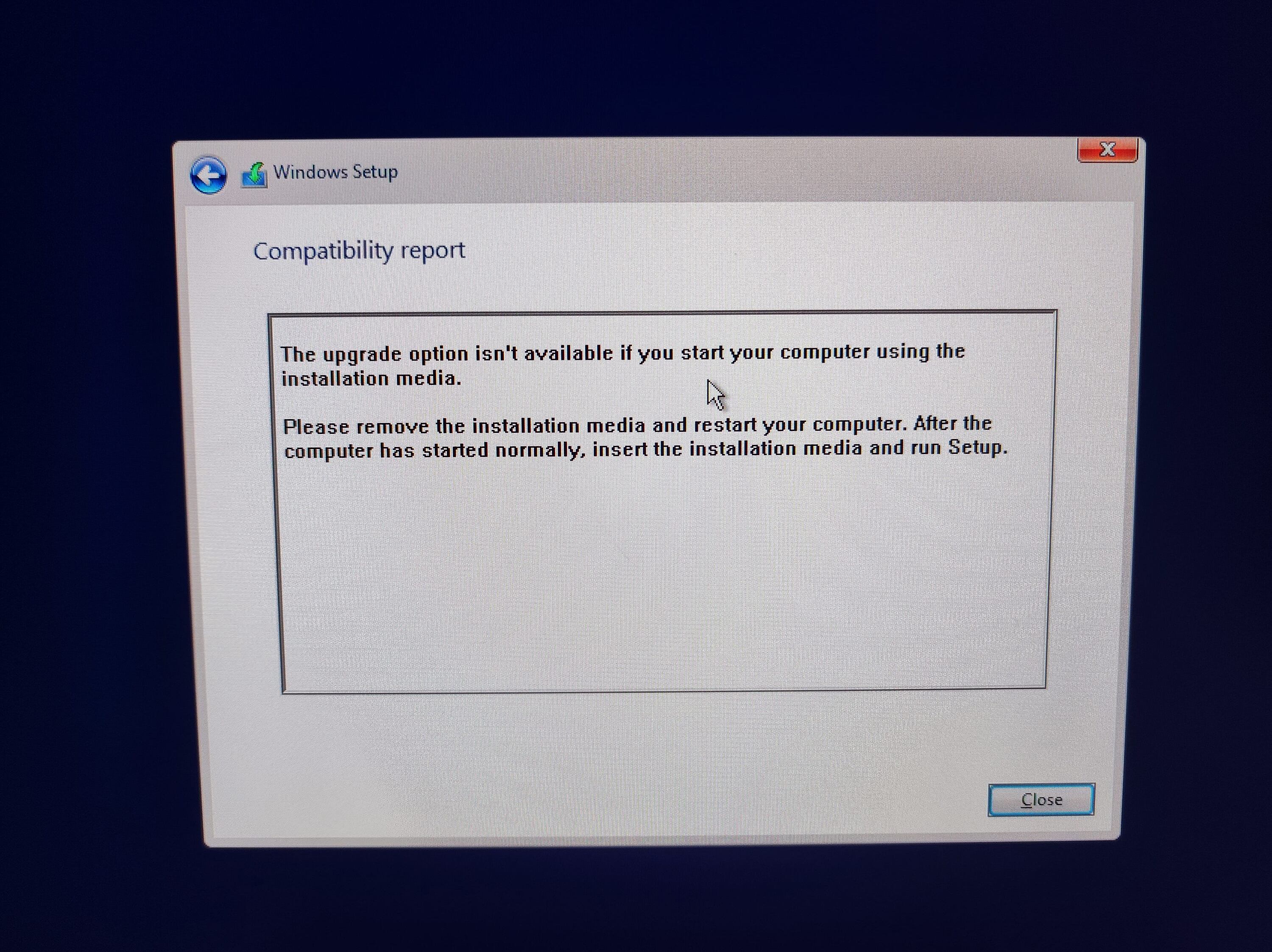 Impossible to launch Windows (0xc0000102)