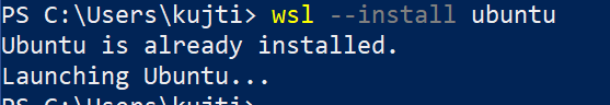 Die WSL (Ubuntu) kann unter Windows nicht ausgeführt werden