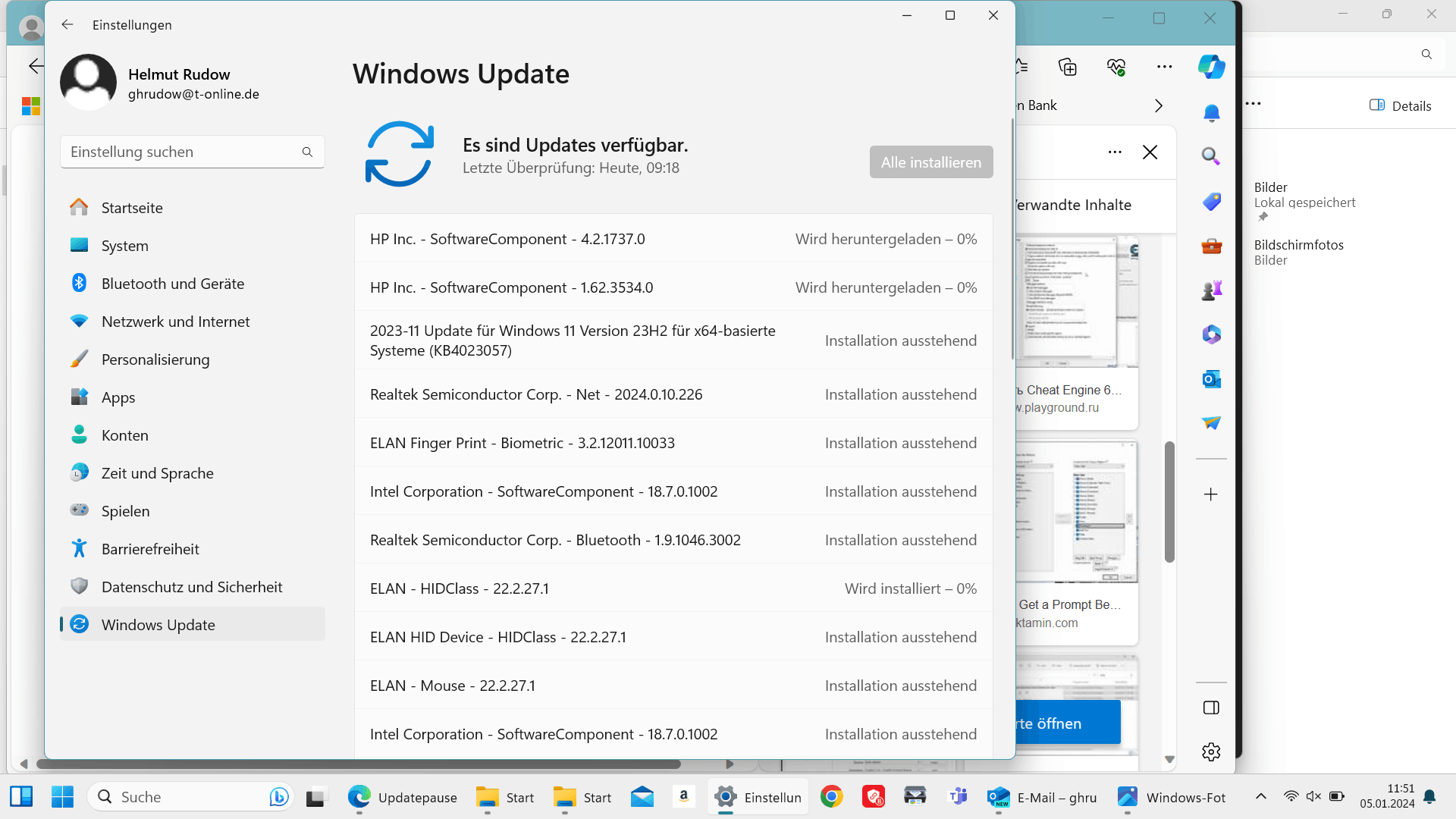 Updatepause nach Windows11 Upgrade lässt sich nicht deaktivieren