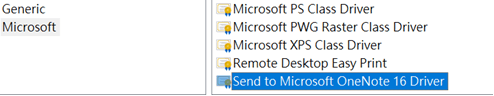 Drucken in OneNote unter Windows 11