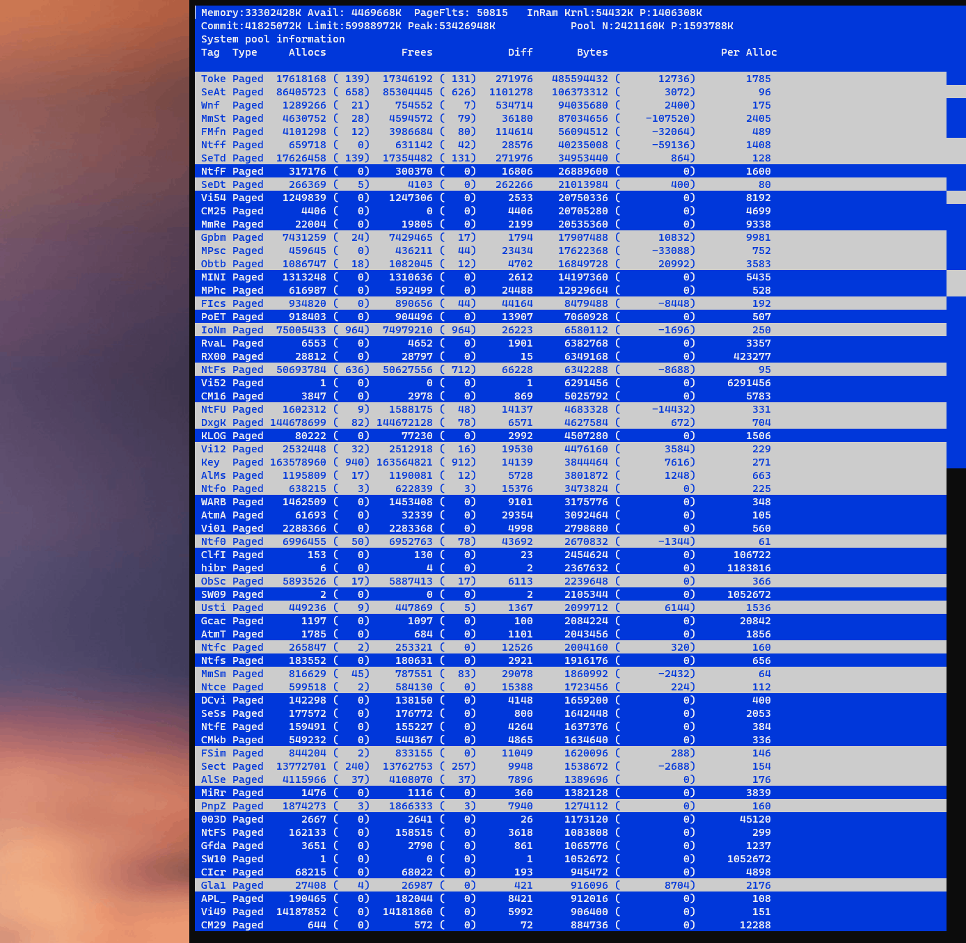 Hohe RAM-Auslastung / Leck in Windows 11