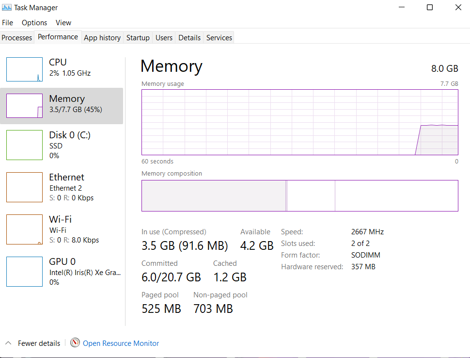 Hohe RAM-Auslastung ohne Grund, auch im Leerlauf (Windows 11)