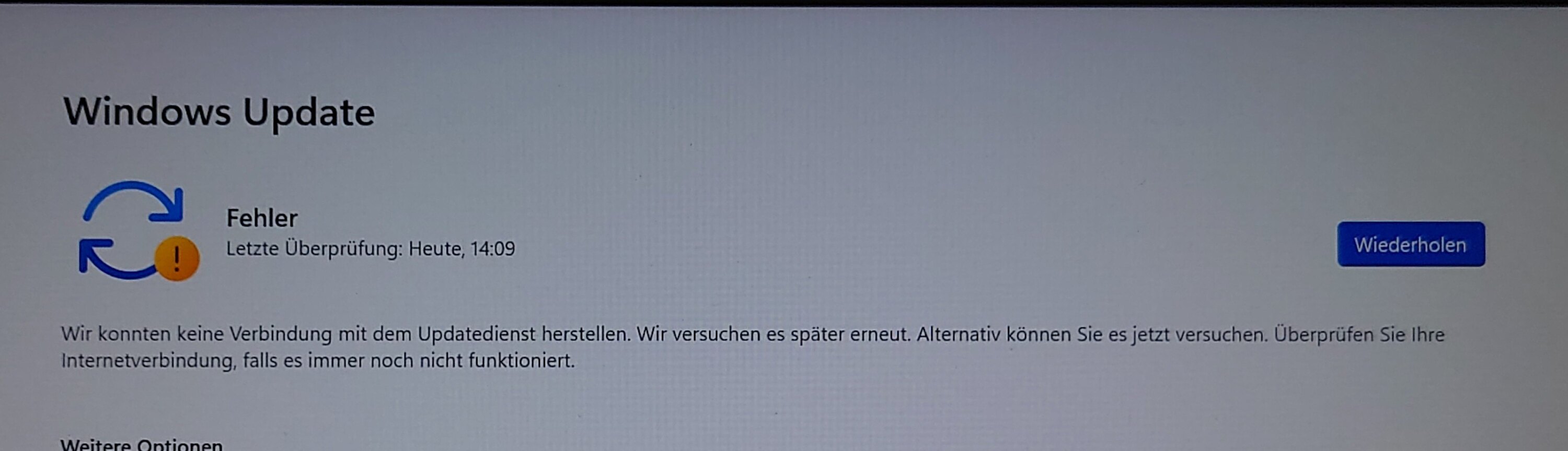 Windows Updates und Store haben keine Verbindung