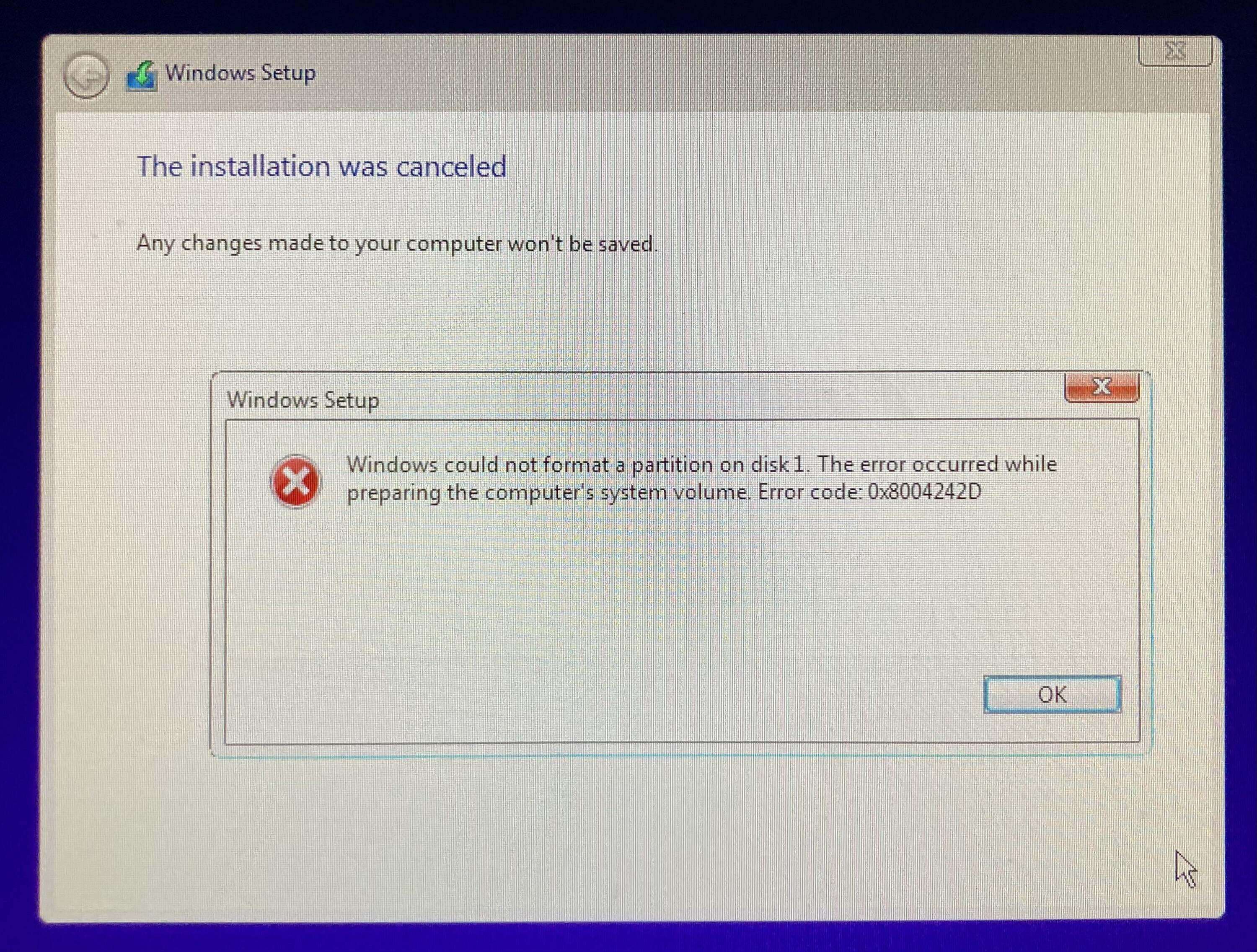 Windows 11 lässt sich nicht installieren - konnte nicht ...