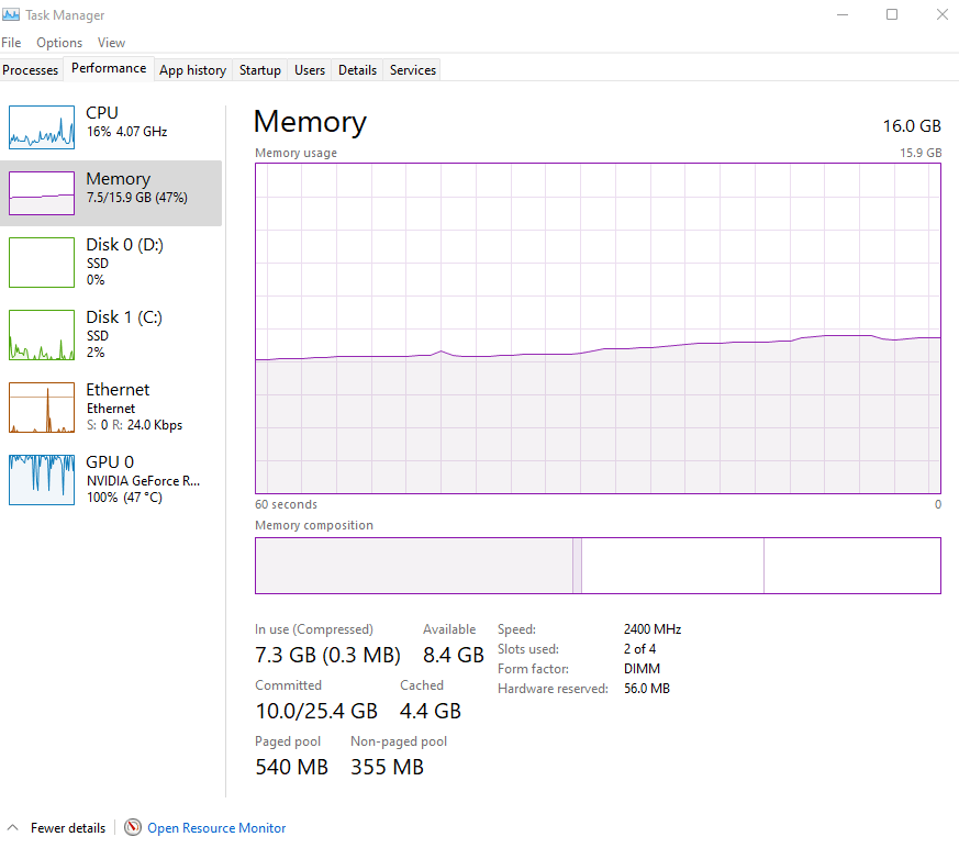 Windows erkennt die Hälfte des Speichers, wie im BIOS angezeigt