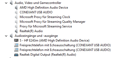 Mikrofon Monitor USB nicht erkannt