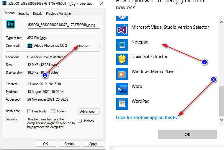 JPG in Windows 11 nicht als Standardprogramm wählbar