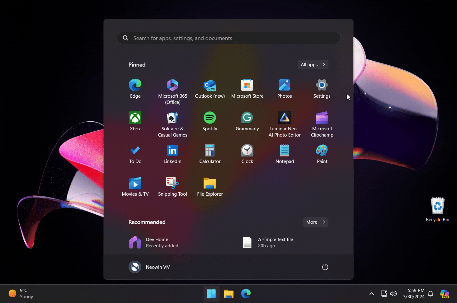 Das neue Layout aller Apps in Windows 11
