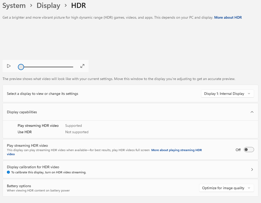 HDR kann nicht deaktiviert werden, ich habe es aktiviert und der Monitor empfängt kein Signal mehr