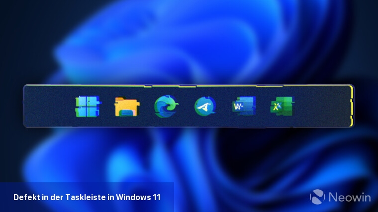 Defekt in der Taskleiste in Windows 11