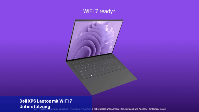 Dell XPS-Laptop mit Wi-Fi 7-Unterstützung