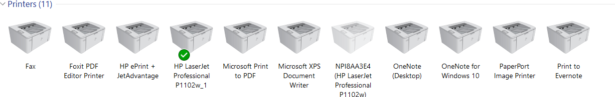 Warum wurden alle meine Druckermodelle auf HP LaserJet M101-M106 umgestellt?