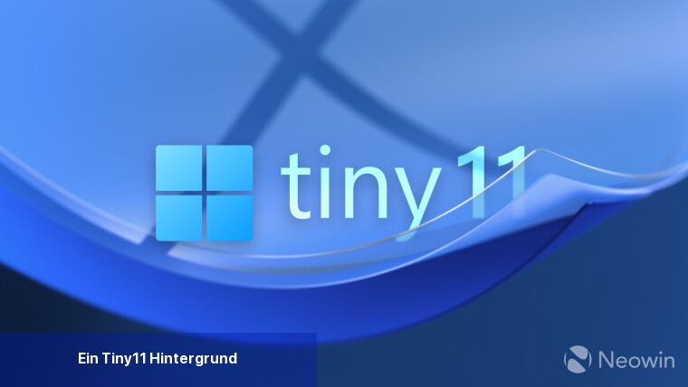 Ein Tiny11-Hintergrund