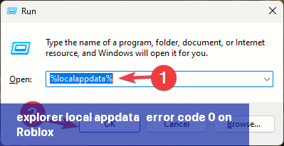 explorer_local appdata - error code 0 on Roblox