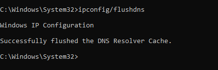 Flush DNS