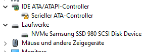 Nach Windows 11 Update auf 22621 SATA AHCI Treiber weg
