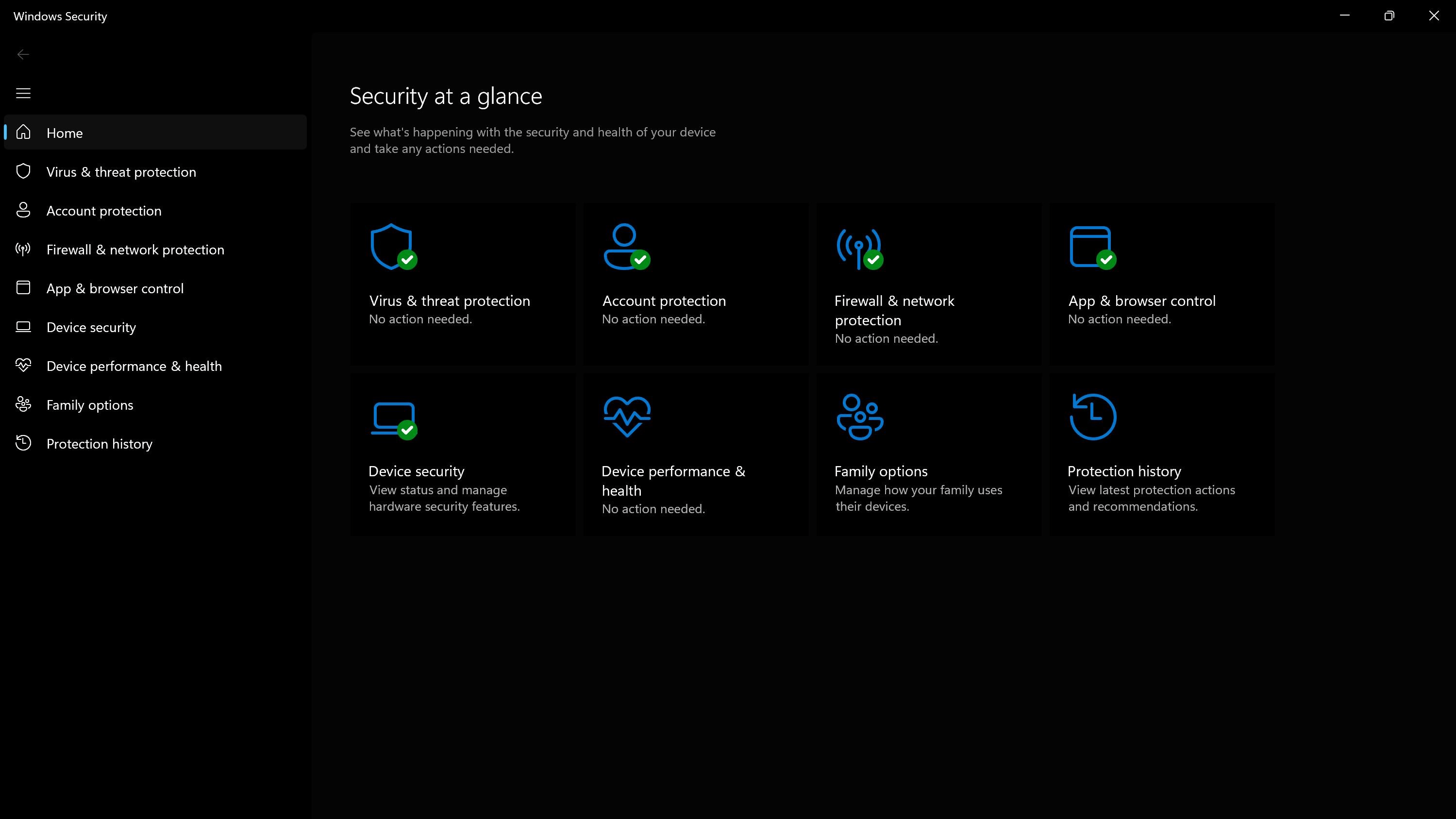 Image of Windows Security App