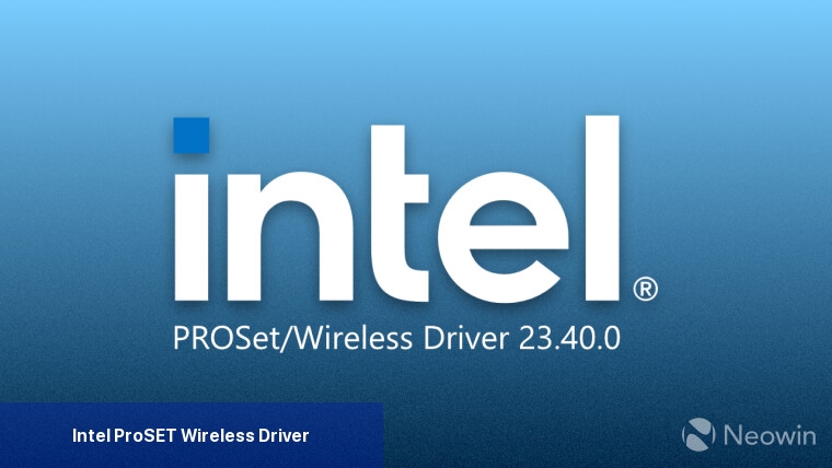 Intel ProSET Wireless Driver