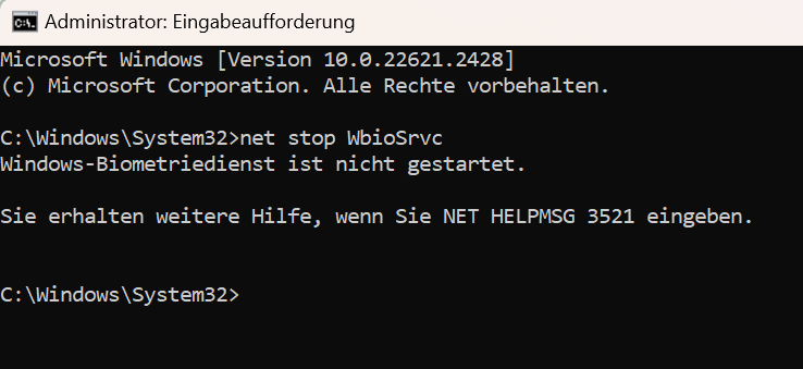 Windows hello Anmeldeoptionen können nicht aktiviert werden
