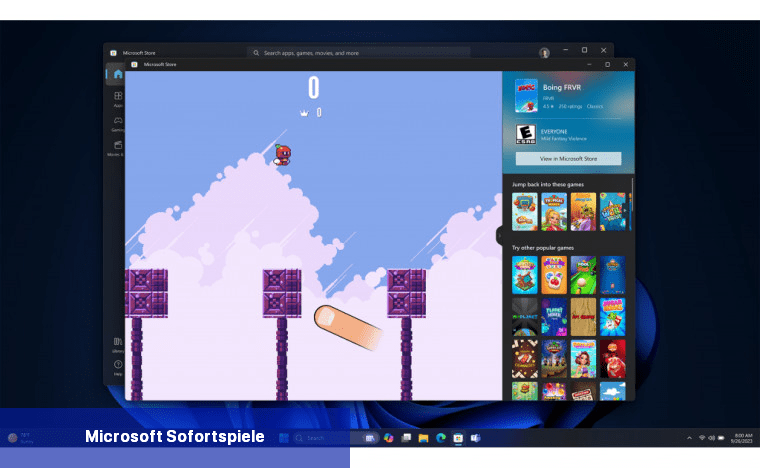 Microsoft-Sofortspiele