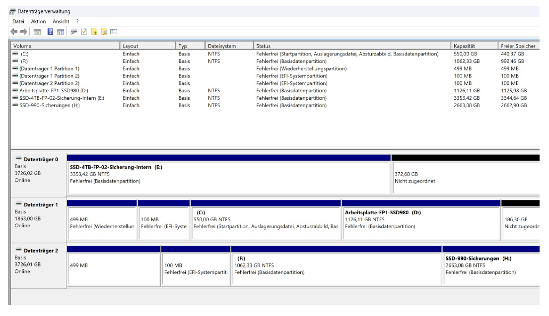 winload.efi-Fehler bei 4 TB-SSD