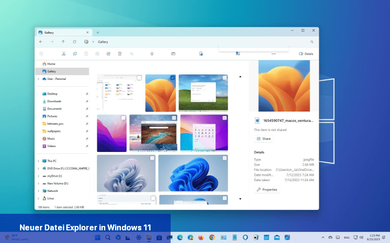 Neuer Datei Explorer in Windows 11