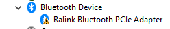Das Bluetooth-Gerät wird nicht sofort angezeigt und befindet sich unter den versteckten Geräten.