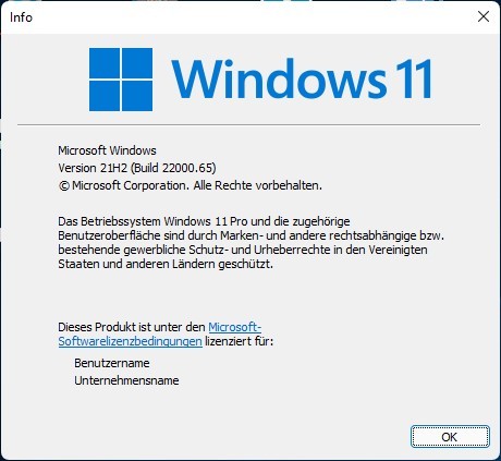 Inplace Upgrade von Windows 10 auf Windows 11