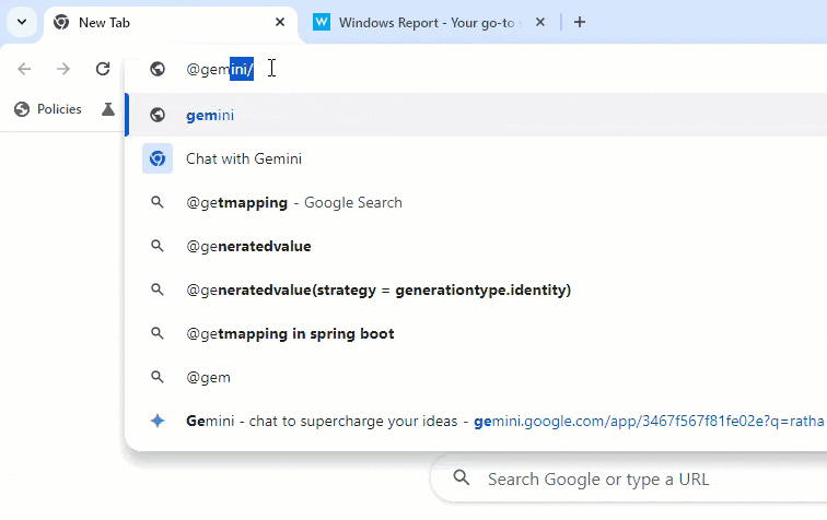 Wie man die Chat mit Gemini-Verknüpfung in Chromes Omnibox aktiviert und verwendet