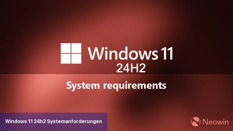 Windows 11 24h2 Systemanforderungen