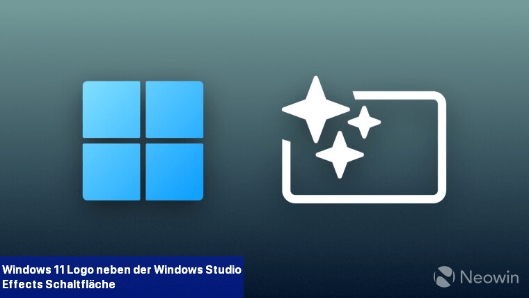Windows-11-Logo neben der Windows Studio Effects-Schaltfläche