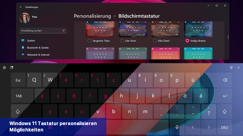 Windows 11 Tastatur personalisieren Möglichkeiten