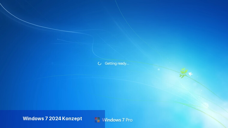 Windows 7 2024-Konzept
