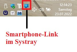 SmartphoneLink öffnet sich von selbst