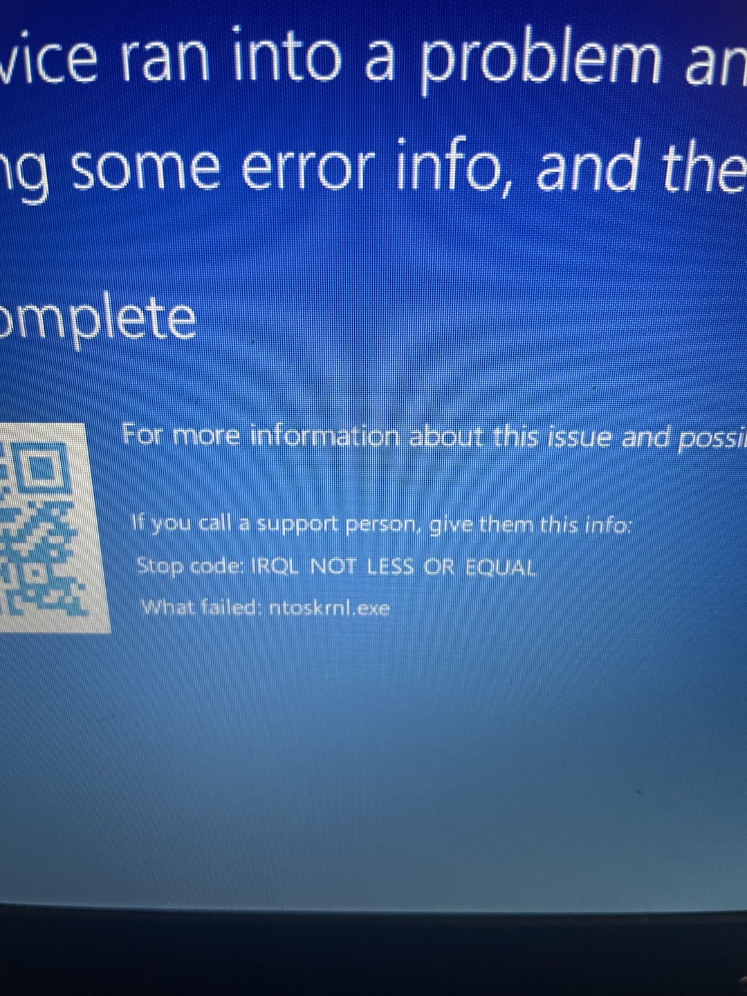 Bluescreen des Todes von Windows 11